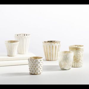 Pottery Barn Eclectic Mercury Votive Holders
